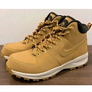 Nike Manoa Leather Boots Water Resistant Haystack 454350-700 Men’s Size 10.5 NEW